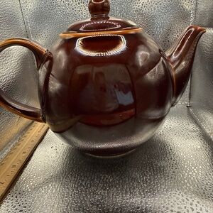 Classic London Pottery Ceramic Brown Teapot